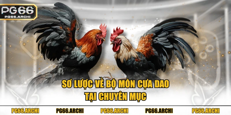 Sơ lược về bộ môn cựa dao tại chuyên mục